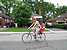 We bought a carrier for Mike's bike, and we finally hooked it up today, as a treat for Bryn.  His response: 'Fast and windy!'  In other words, it's great fun.