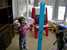 The Elefun is a fan (which is kid safe - stops when moved) that blows tent fabric butterflies up a vinyl tube so that kids can catch them.  It's alot of crazy crazy fun!