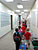 Here he is, off with his class.  (Sorry for the motion blur.)